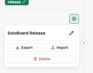 Board settings