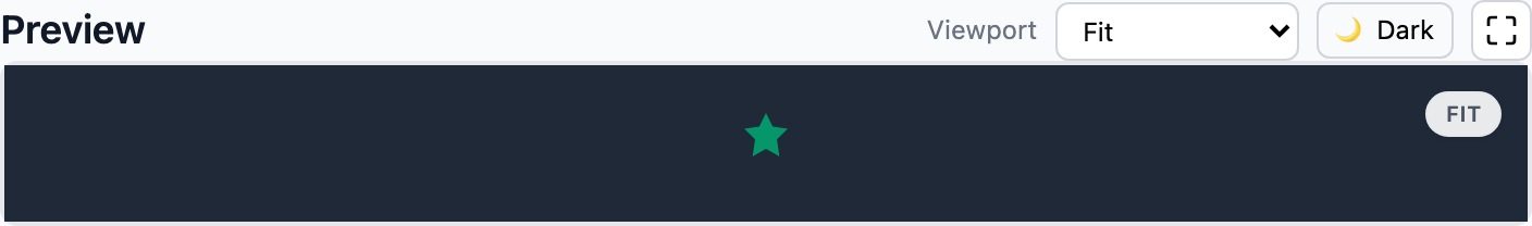 Dark background preview