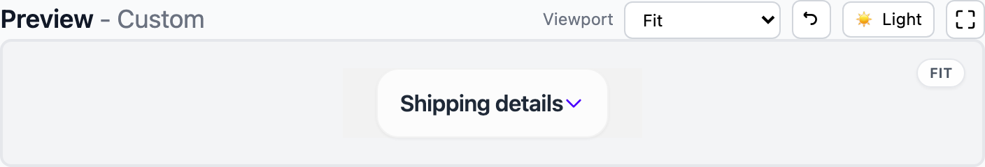 Live preview after applying custom parameters